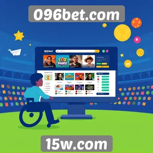 Acessibilidade e usabilidade do site 096bet.com